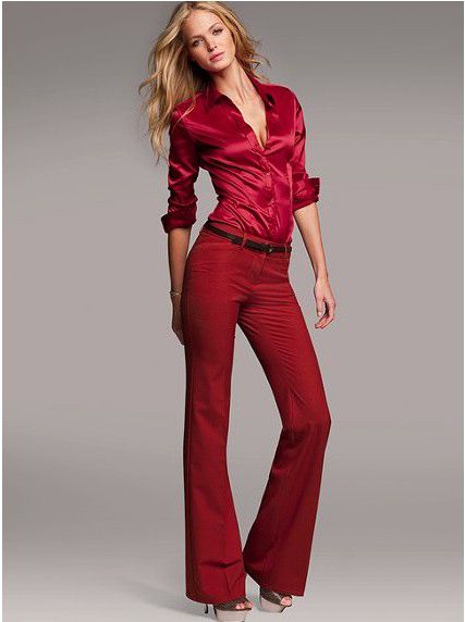 Dunkelrosa Frauen Satin Kittel  Schürze Push Button In Bluse S TO 3XL 