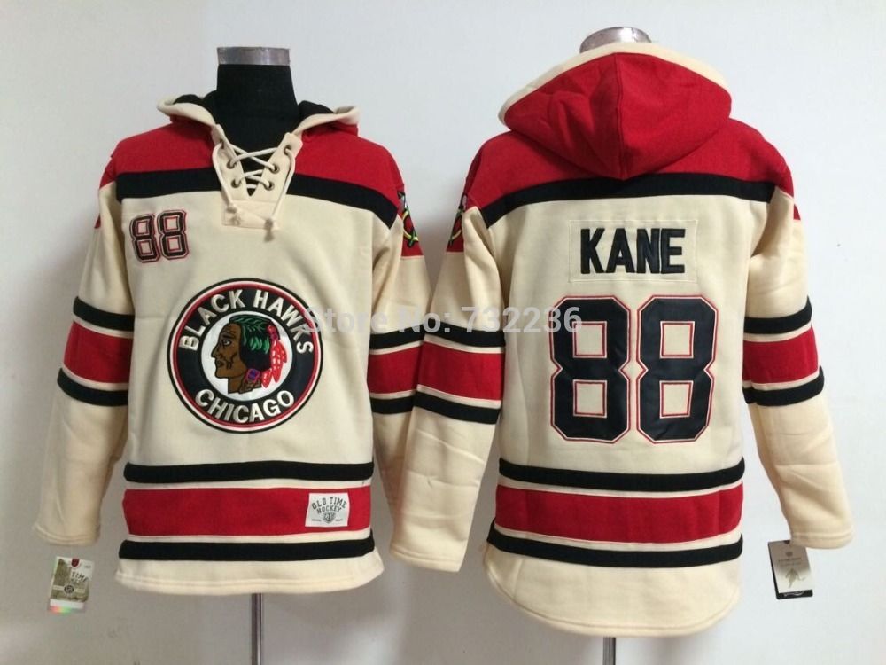 Custom Chicago Blackhawks Hoodies Jerseys #88 Patrick Kane Old Time Hockey  Hoodies Sweatshirts Black Skull Green Red Beige M 4XL From Since, $29.02