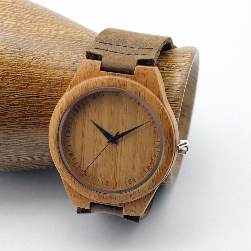 minimalist wood watch