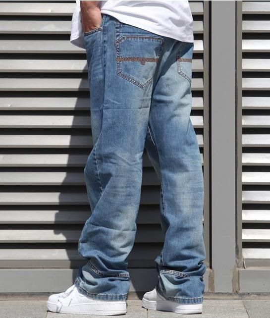 Acquistare New Fashion Popolare Skateboard Pantaloni Larghi Jeans Da Uomo  Hip Hop Leisure Pantaloni Grandi Dimensioni 30 46 077 # Economico |  Consegna Veloce E Qualità | It.Dhgate