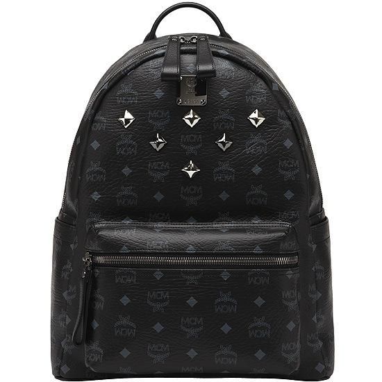 blue and black mcm bag