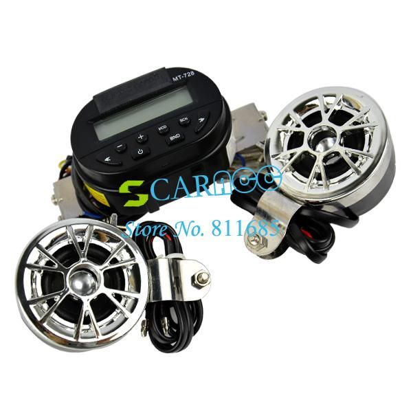 aftermarket motorcycle radio