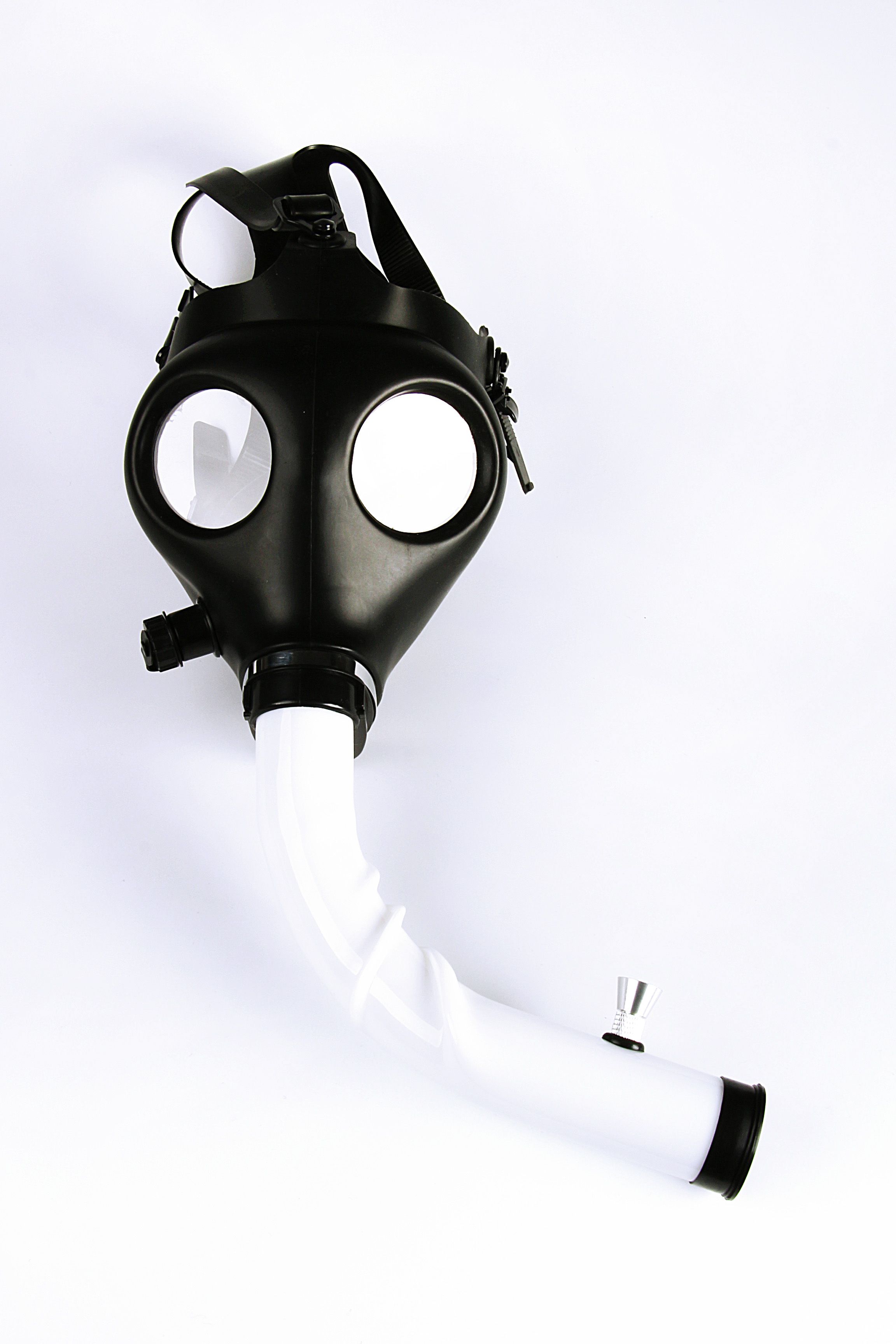 2021 Retail 2016 New Arrival Full Face Gas Mask Bong Black Silicon Gas