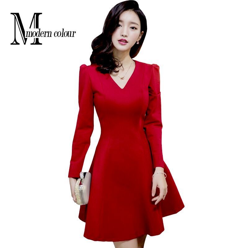 red dress for larger ladies