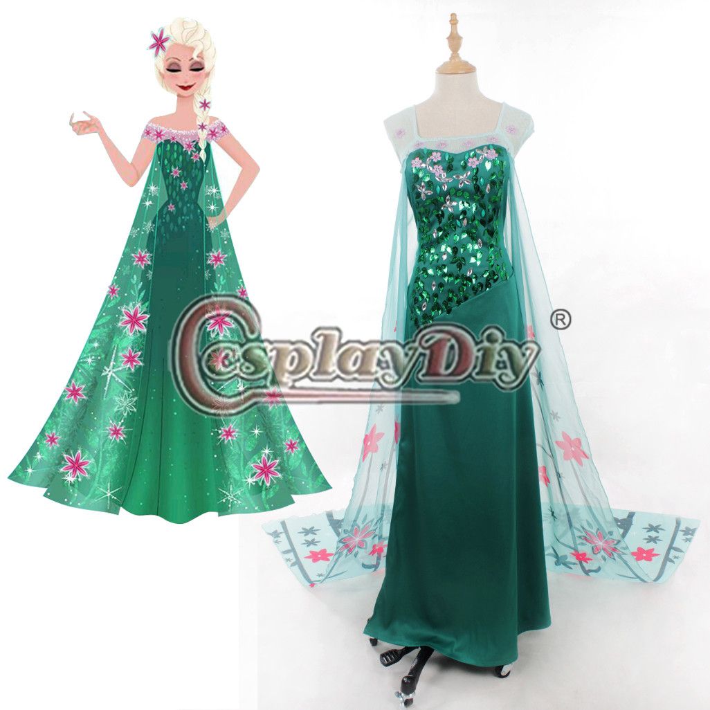 vestido da elsa adulto