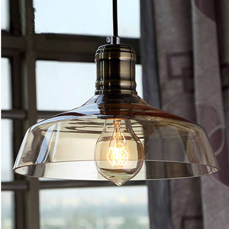 Vintage American Country Industrial Chandelier Clear And Amber Glass Cover Lampshade Pendant Lamps Hanging Light Edison E27 Bulb Bl 016 Pendant Lampshades Art Glass Pendant Light From Zosanlight 57 79 Dhgate Com