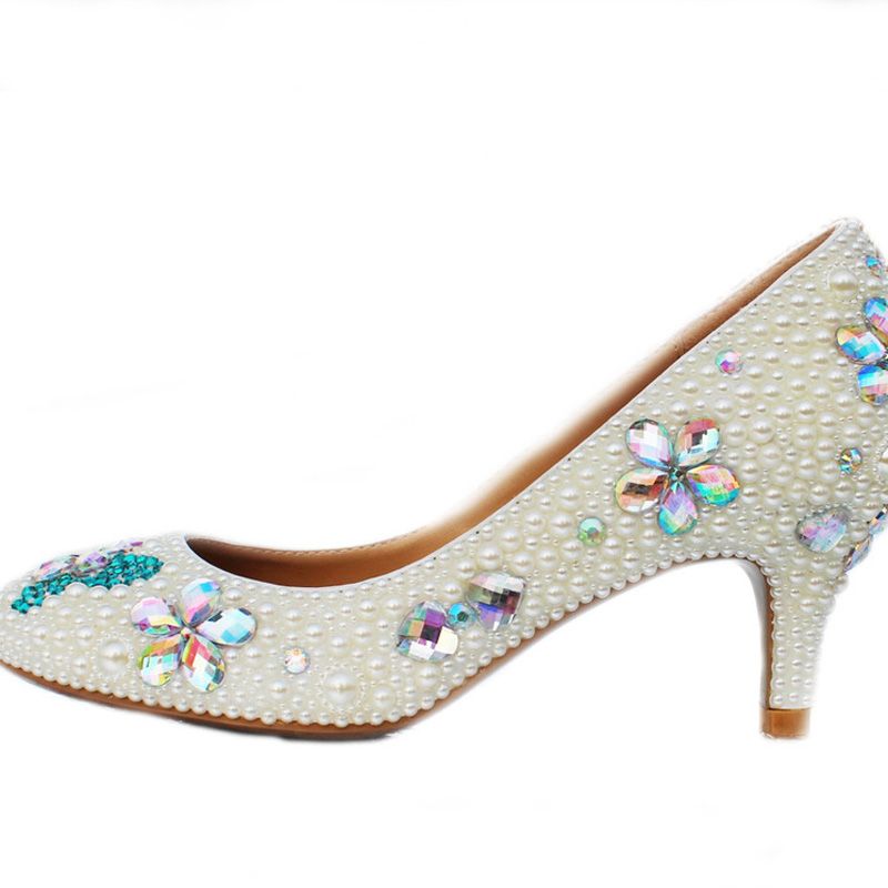 turquoise wedding shoes for bride