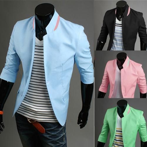 half blazer for men