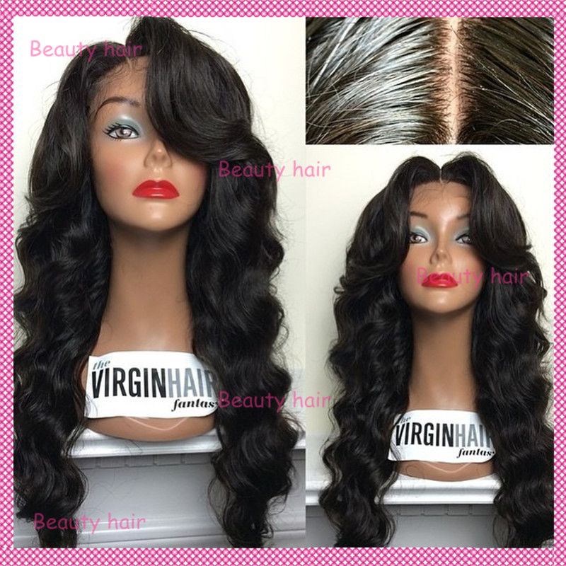 Acheter 16 26inch Glueless Full Lace Human Hair Wigs Lace Front Wigs Brésiliens Pour Black Woman Remy Hair Wigs Wigs Lace Glueless De 90,7 € Du Xinhaoze01 | DHgate.Com