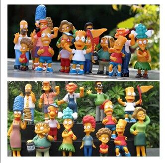 the simpsons figure set