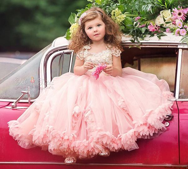 pink flower girl dresses toddler
