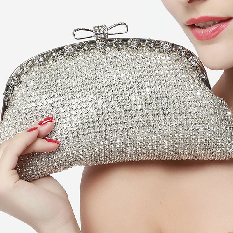 Wedding Clutch Crystal Jewelry Evening Handbags Bling Sparkling Party Purse Bags