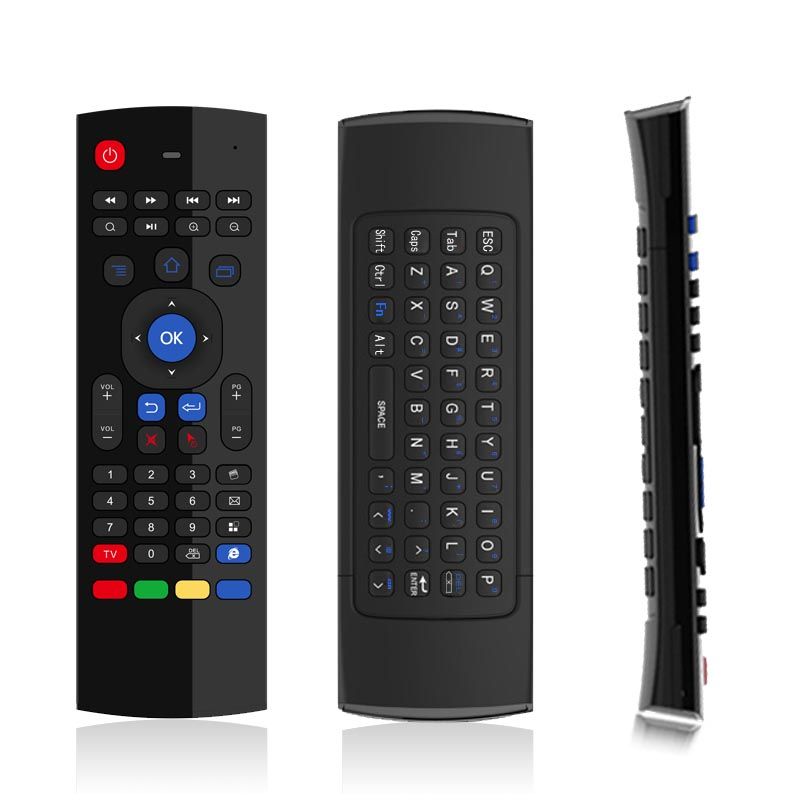 Color: MX3 Backlit Voice Calvas 2.4GHz MX3 Wireless Keyboard Fly Air Mouse QWERTY GYRO Sensing Remote IR Learning voice microphone for Android TV box Color: MX3 Backlit Voice Calvas 2.4GHz MX3 Wireless Keyboard Fly Air Mouse QWERTY GYRO Sensing Remote IR Learning voice microphone for Android TV box