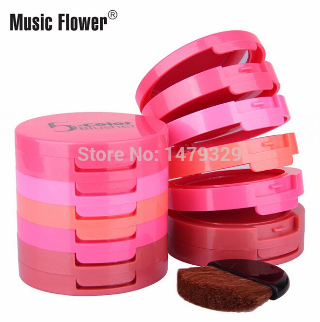5 color blusher