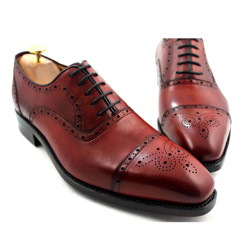 scarpe oxford marroni