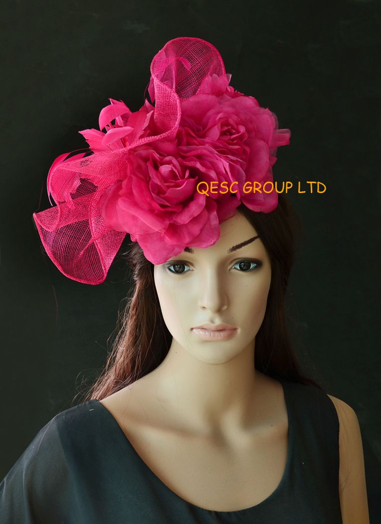 deuropening steeg kiezen Big Hot Pink Sinamay Fascinator Hat With Fearthers&Silk Flower For Kentucky  Derby Tea Wedding . From Qescgroup, $38.26 | DHgate.Com