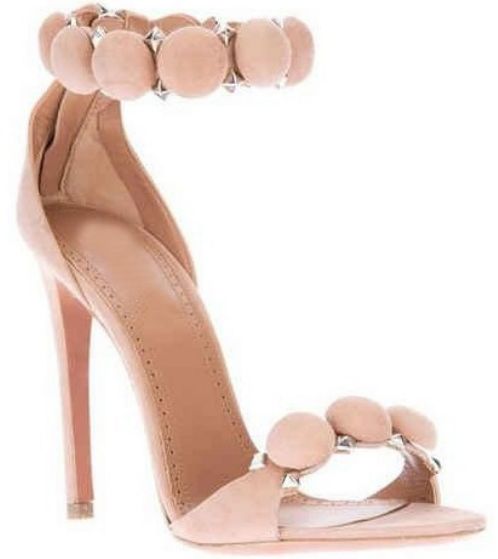 nude designer heels