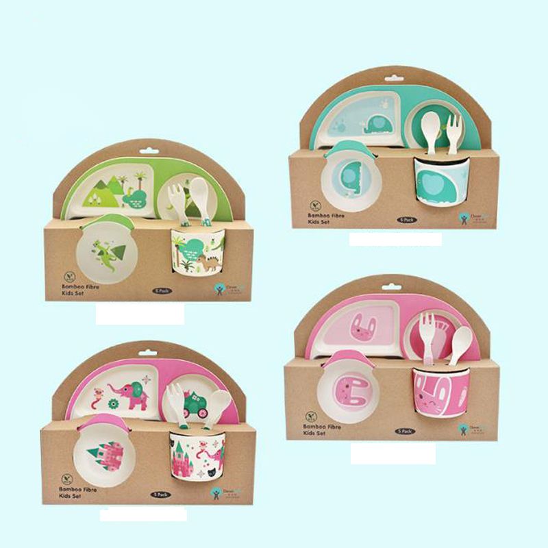 bamboo baby feeding set