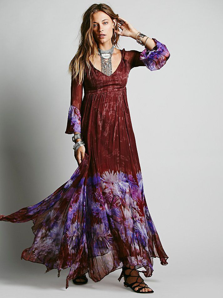 hippie maxi dress plus size