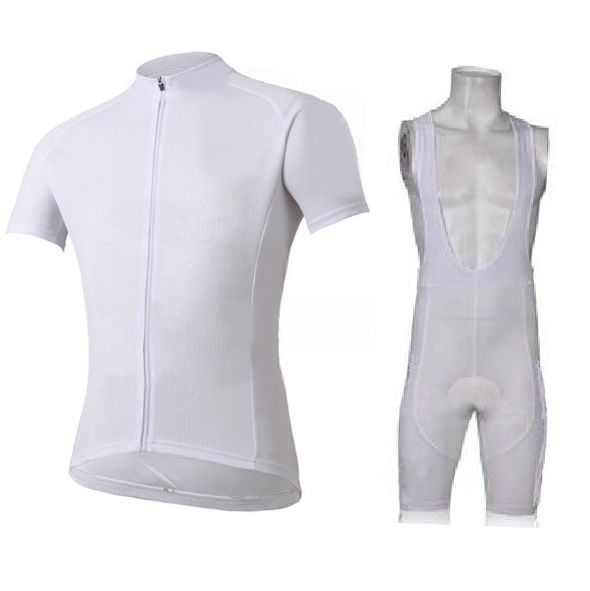 white cycling kit