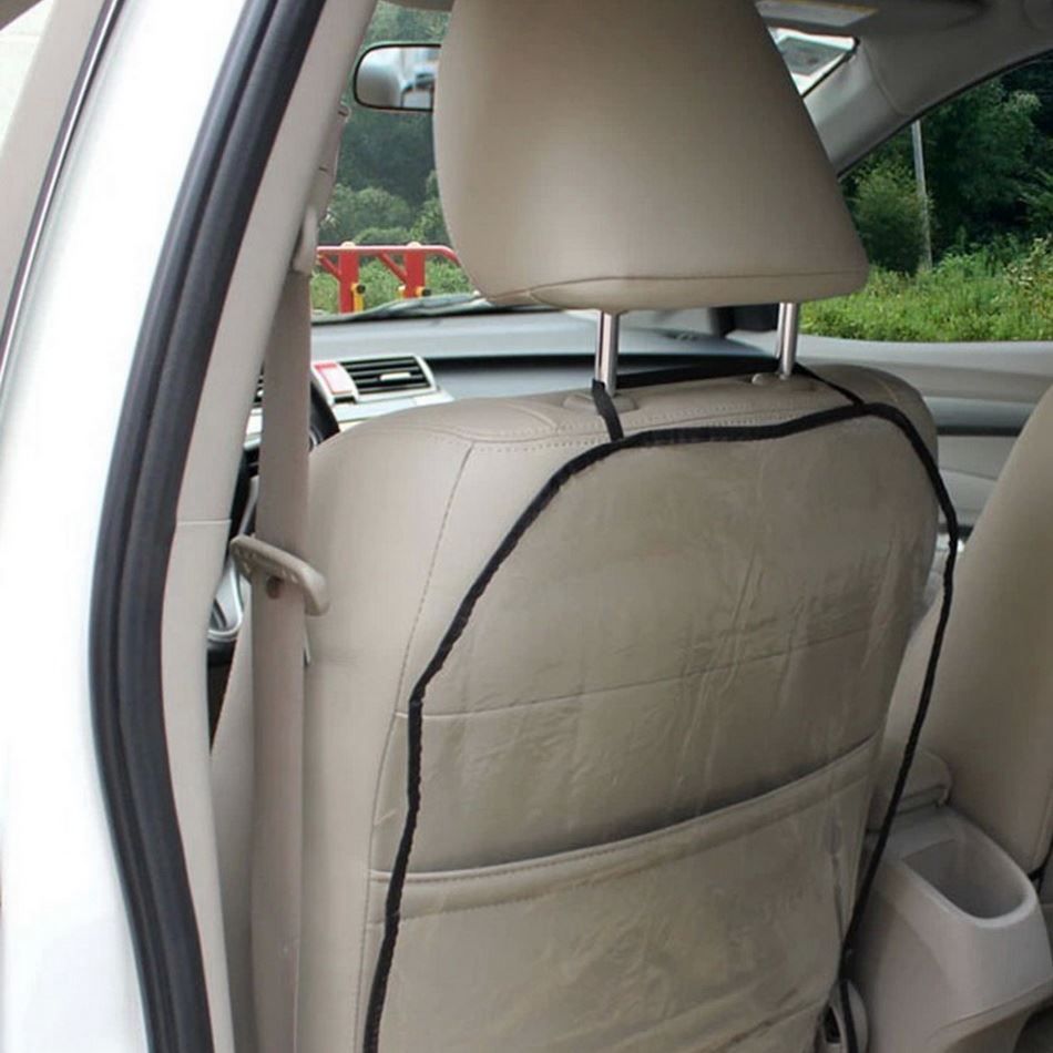 Car Auto Seat Back Protector Cover For Children Kick Mat Mud Clean Black WB