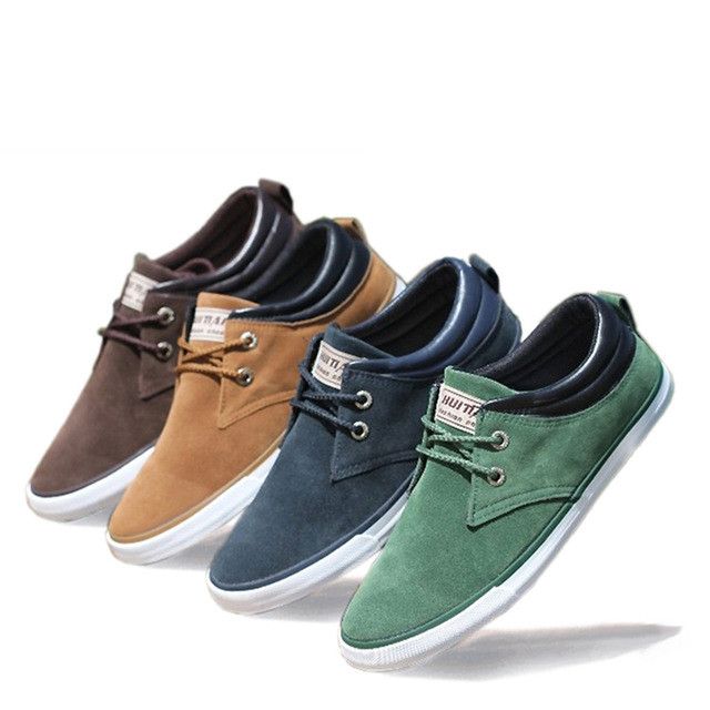 men's flat canvas shoes