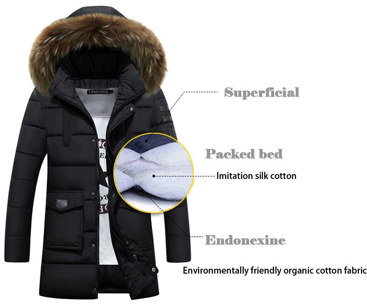 Brand New Men Jackets Fashion Mens Winter Thick Warm Jackets Parkas ...