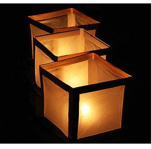 paper square lanterns