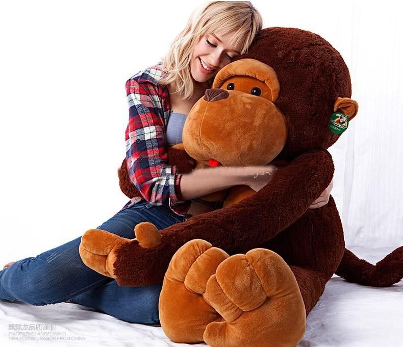 large monkey stuffed animal