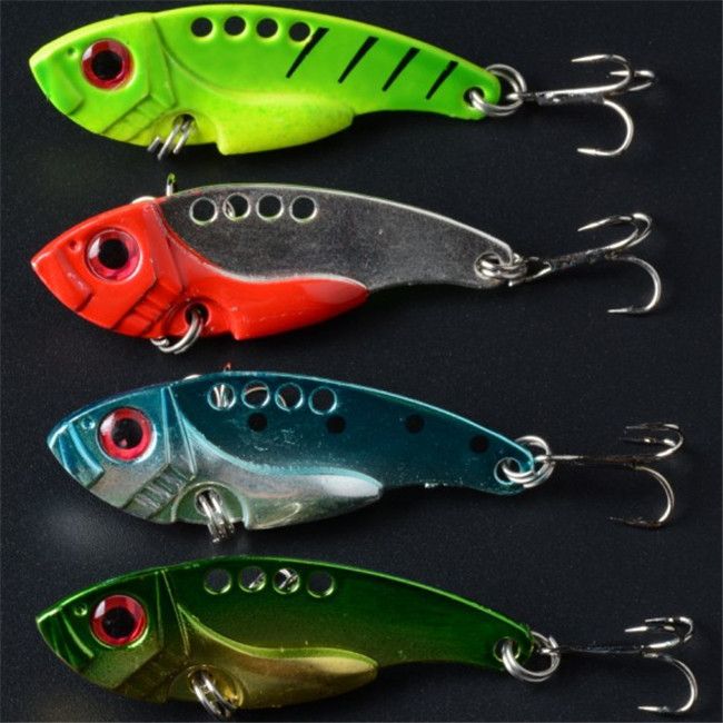 2020 New Fishing Lure Blade Metal VIB Hard Bait 10g 5.5cm Freshwater Spinnerbaits Fishing Tackle