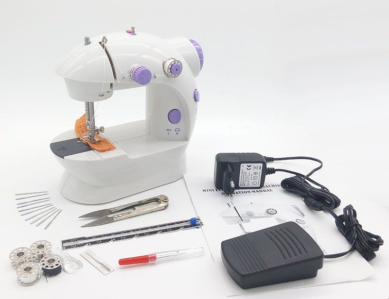 2021 Domestic Electric Mini Sewing Machine Dual Speed, Battery Or AC