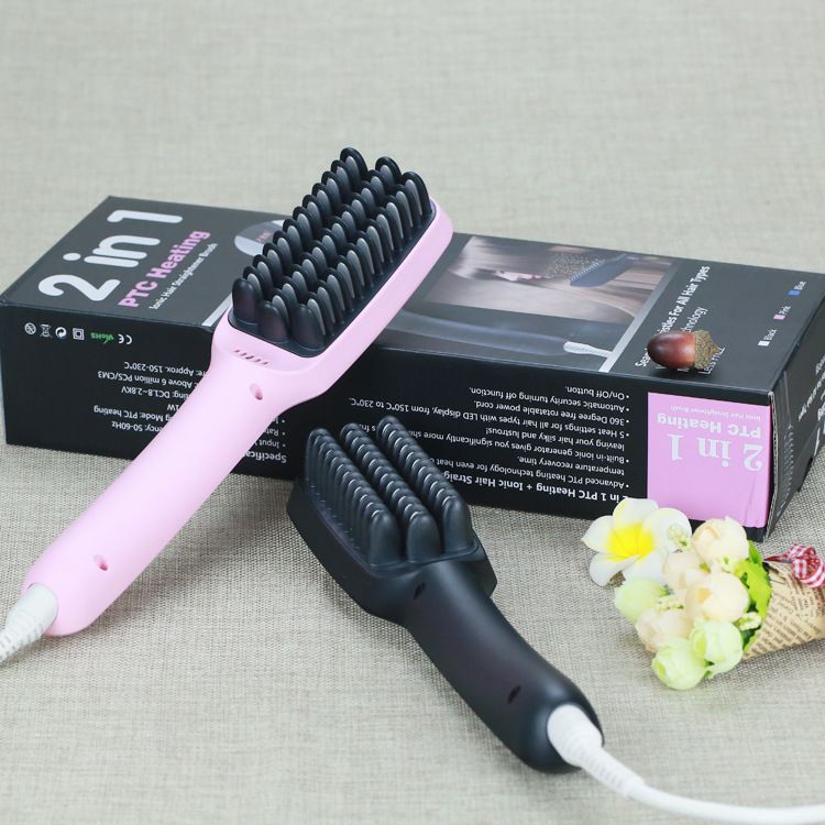 ionic hair straightener brush