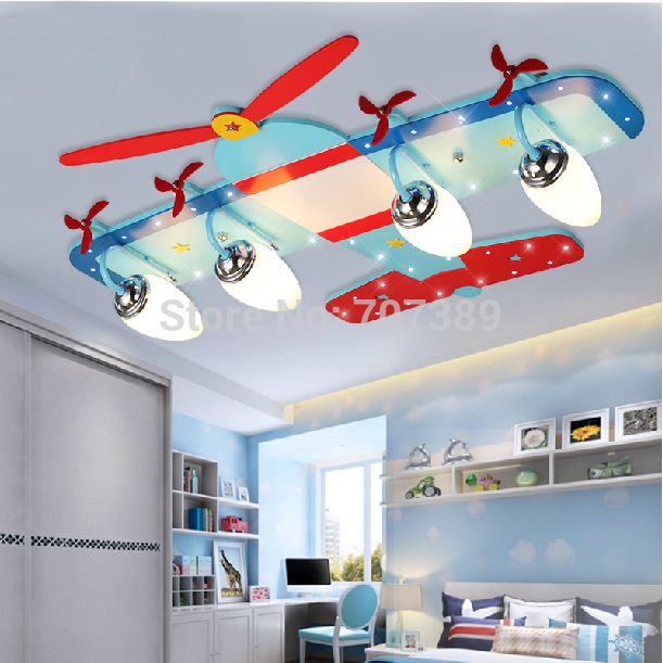 2019 Cute Plane Airplane Kids Children S Bedroom Living Room Playground Kindergarten Airplane Designing Mdf Led Ceiling Light From Jeffreyyu2011