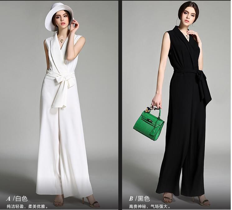 sleeveless harem jumpsuit