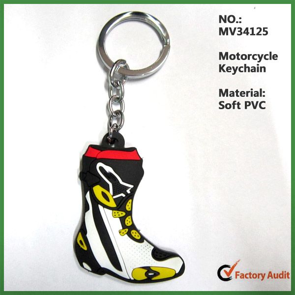 motocross boot keychain