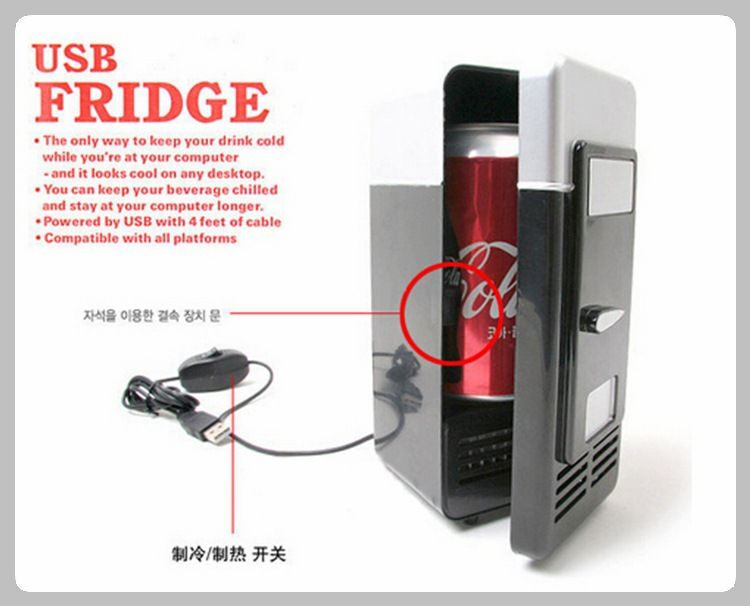 2018 Mini Portable Usb Pc Fridge Car Refrigerator Heater Beer Mini Portable Usb Pc Fridge Car Refrigerator Heater Beer Juice Warmer Cooler With Led Indicator