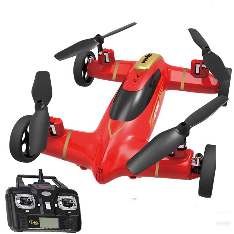 Syma X9 Air Land Dual Mode RC Flying Car Drone Quadcopter UFO Same Size