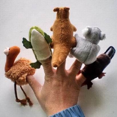 plush finger puppets