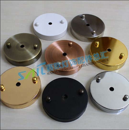 2019 Ceiling Light Wall Light Ceiling Bases Accessorie Canopy Cover Base Round Pendant Lamp Ceiling Plate Lamps 100mm Order 18no T From Kepiwell8