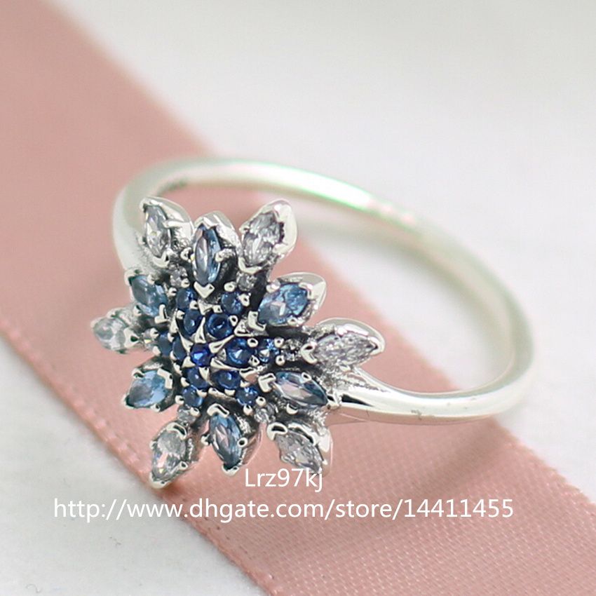 anello pandora con fiocco di neve anello pandora con fiocco di neve