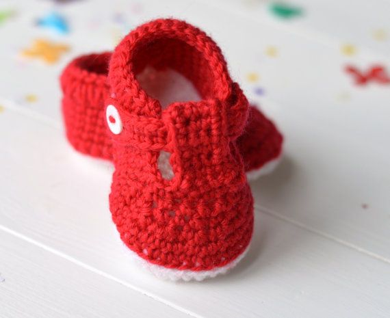 Compra CROCHET Zapatillas De Bebé CROCHET Zapatillas De Bebé T Bar  Sandalias De Bebé Para Bebés Y Niñas Botines 0 12M Customer Barato |  Entrega Rápida Y Calidad | Es.Dhgate