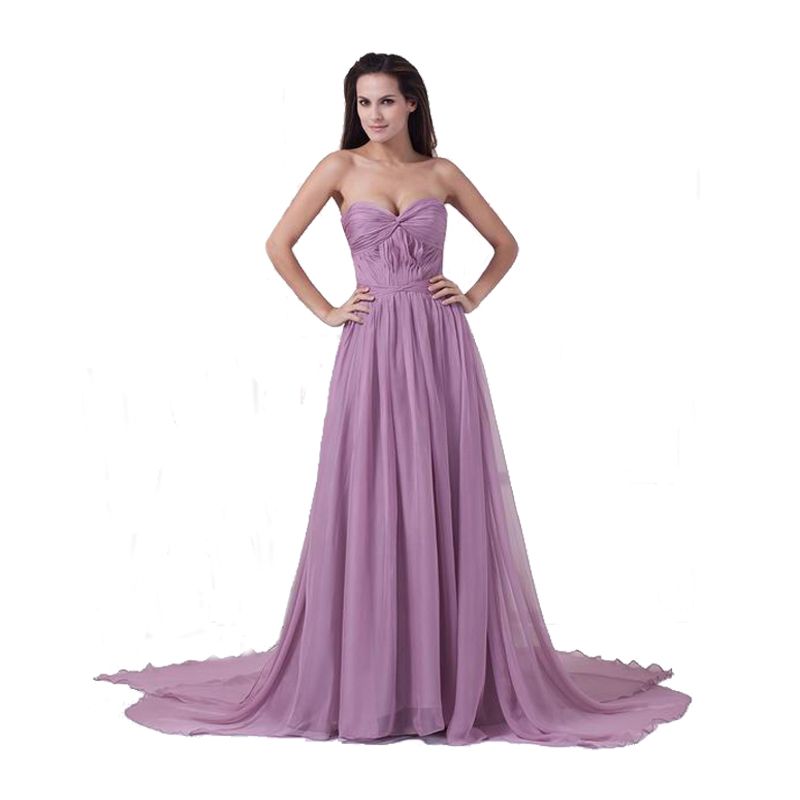 light purple chiffon dress