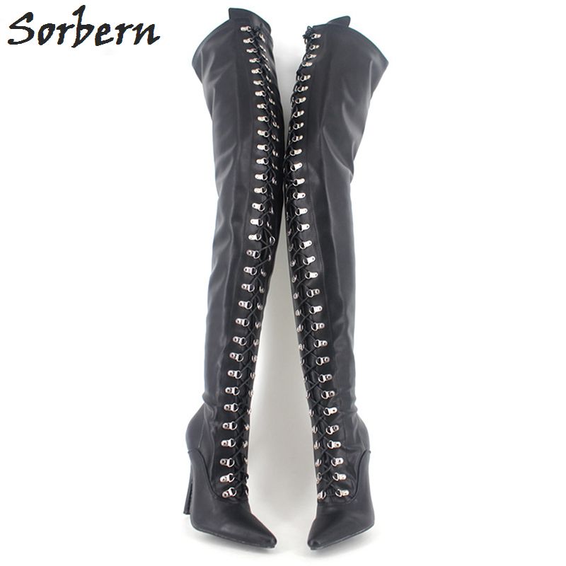 lace up zip boots