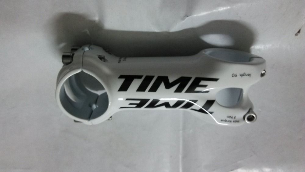 white road bike stem