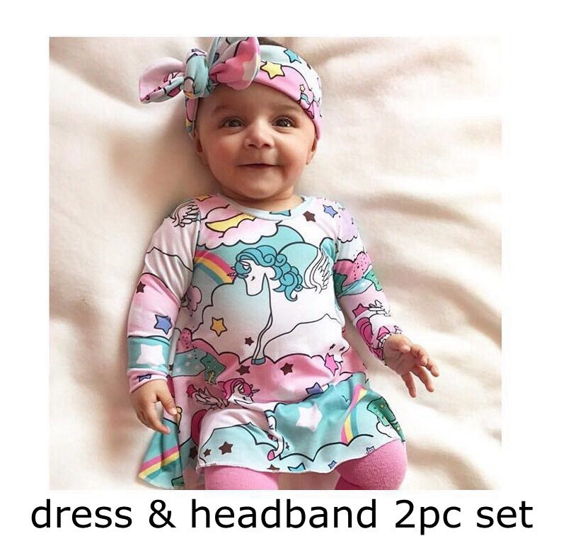 baby dress with headband