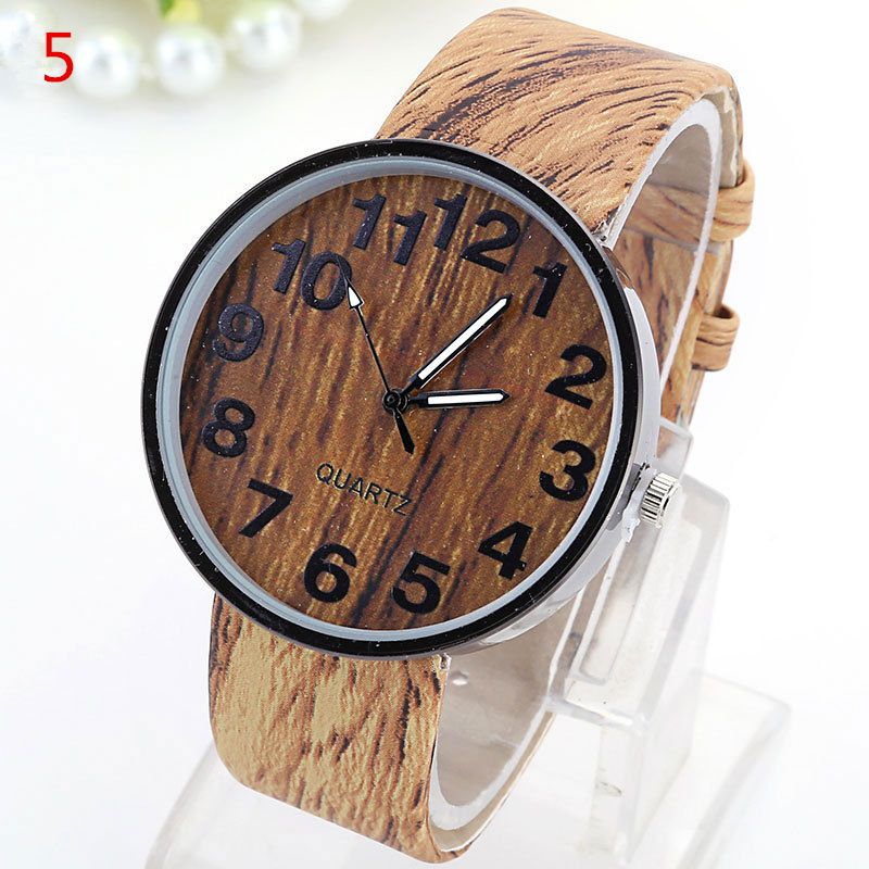 The Best Wood Watches For Men And Women Can Wear Simple Fashion Design Style Leather Straps