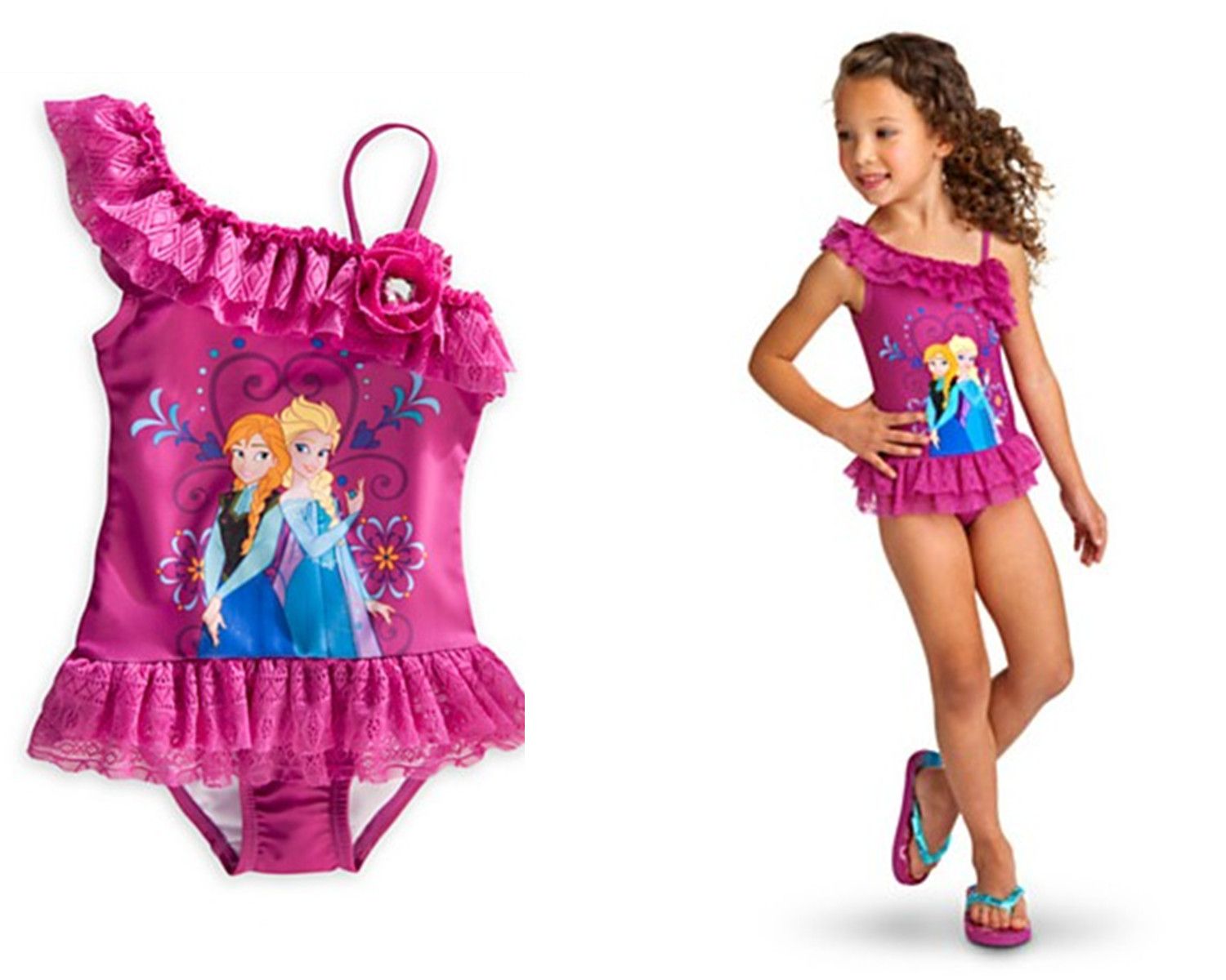 elsa and anna bathing suit