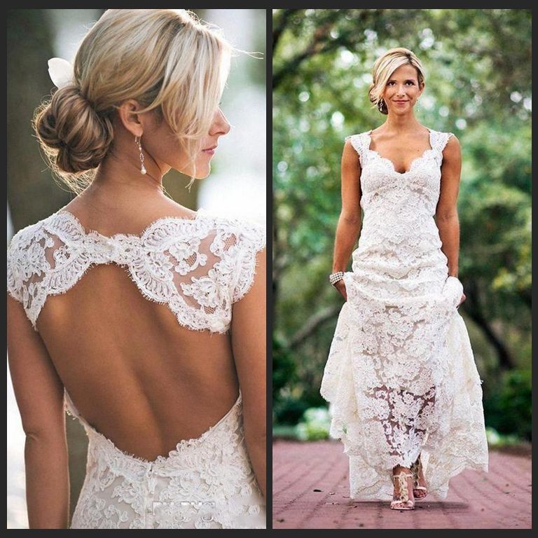 country style lace wedding dresses