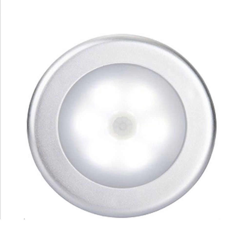 6 LED Capteur Mouvement Lumières Pir sans Veilleuse Armoire Éscalier Lampe DIY X