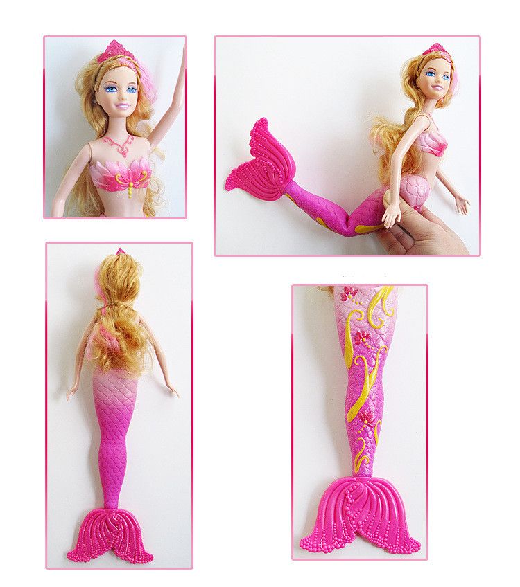 swimming mermaid doll